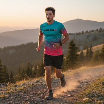 Camiseta técnica fluor NEVER GIVE UP™