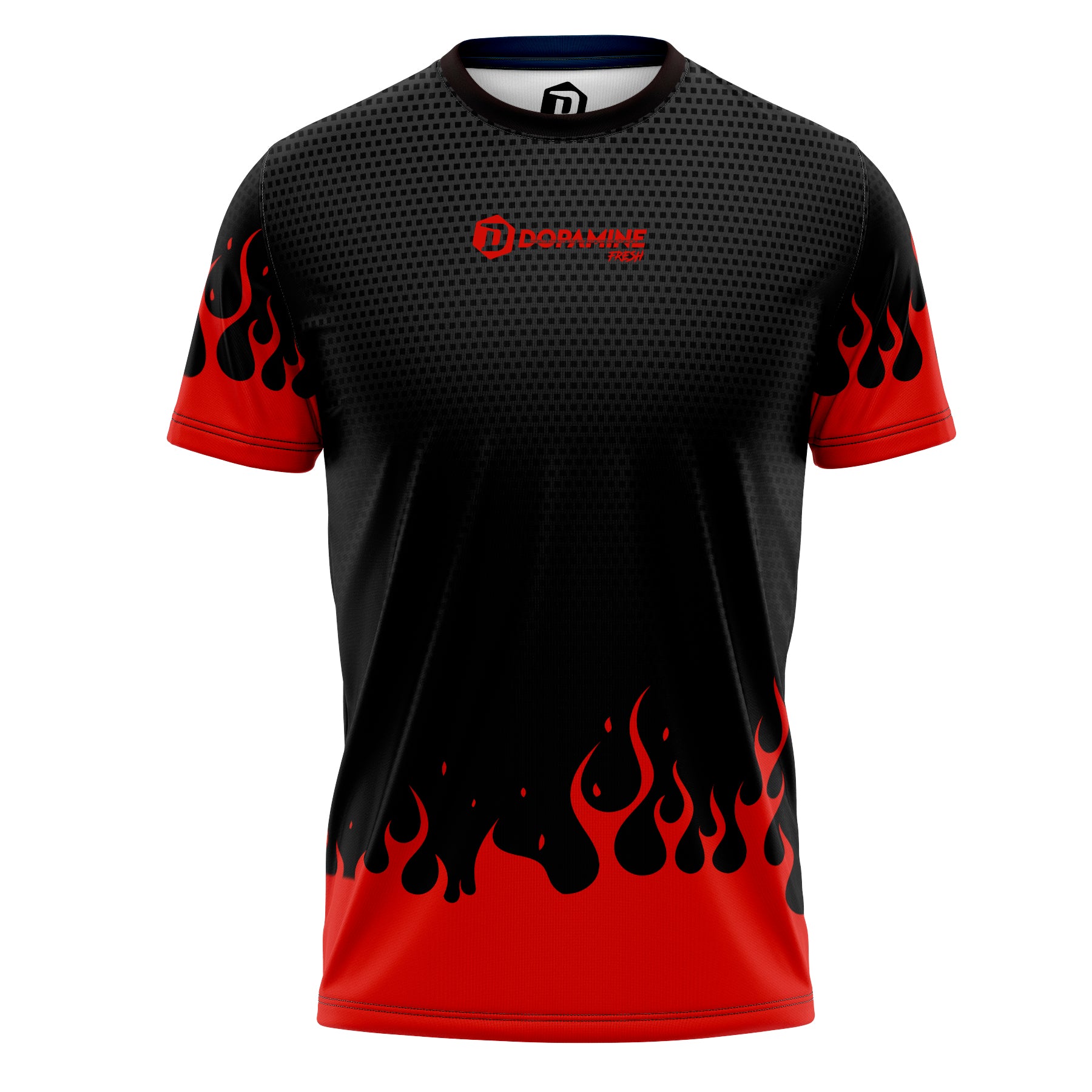 Camiseta E-Sport PERSONALIZADA  FUEGO™ - DOPAMINEOFICIAL